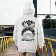 Teacher Para Life Tee Paraprofessional Cute Messy Bun Men's Hoodie Back Print, funny design Teacher Para Life Tee Paraprofessional Cute Messy Bun Men's Hoodie Back Print, funny design