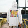 Teacher Pencil Coquette Bow Back To School Teacher Men's Hoodie Back Print, funny design Teacher Pencil Coquette Bow Back To School Teacher Men's Hoodie Back Print, funny design