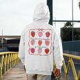 Transitional Kindergarten Is My Jam Strawberry TK Teacher Men's Hoodie Back Print, funny design