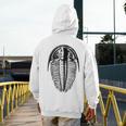 Trilobite Fossil Geology Teacher Student Geologist Men's Hoodie Back Print, funny design Trilobite Fossil Geology Teacher Student Geologist Men's Hoodie Back Print, funny design