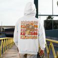 Unity Day Orange Kindness Teacher Bow Anti Bullying Be Kind Men's Hoodie Back Print, funny design