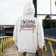Wedding Planning Not Lesson Engaged Teacher Wedding Men's Hoodie Back Print, funny design