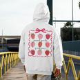 Women Second Grade Is My Jam Strawberry First Kids Teacher Men's Hoodie Back Print, First Grade Teacher Gifts, funny design