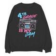 4th Grade Is My Jam Vintage 80s Boombox Teacher Student Unisex Sweatshirt, 4th Grade Teacher Gifts, trending gift 4th Grade Is My Jam Vintage 80s Boombox Teacher Student Unisex Sweatshirt, 4th Grade Teacher Gifts, trending gift
