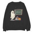 67 Teacher Halloween Ghost Six Seven Meme Math Joke Unisex Sweatshirt, trending gift