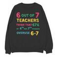 67 Teacher Middle School Teacher 6 7 Overuse 67 Unisex Sweatshirt, trending gift 67 Teacher Middle School Teacher 6 7 Overuse 67 Unisex Sweatshirt, trending gift