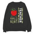 American Flag Camouflage Teacher Patriotic 4th Of July Unisex Sweatshirt, trending gift