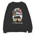 Art Teacher Life Messy Bun Back To School Art Teacher Unisex Sweatshirt, trending gift