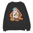 Art Teacher Painting Brushes Retro Pumpkin Ghost Artist Unisex Sweatshirt, trending gift Art Teacher Painting Brushes Retro Pumpkin Ghost Artist Unisex Sweatshirt, trending gift