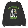 Art Teachers Love Brains Shirt Halloween Zombie Teaching Tee Men Women Kids Unisex Sweatshirt, trending gift Art Teachers Love Brains Shirt Halloween Zombie Teaching Tee Men Women Kids Unisex Sweatshirt, trending gift