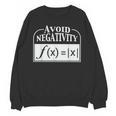 Avoid Negativity Math Teacher Unisex Sweatshirt, trending gift