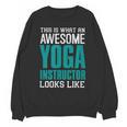 This Is What An Awesome Yoga Instructor Yoga Teacher Unisex Sweatshirt, trending gift This Is What An Awesome Yoga Instructor Yoga Teacher Unisex Sweatshirt, trending gift