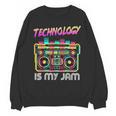 Back To School Retro Technology Is My Jam 80's Teacher Unisex Sweatshirt, trending gift Back To School Retro Technology Is My Jam 80's Teacher Unisex Sweatshirt, trending gift