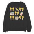 Back To School Yellow Bows Book Coffee Leopard Apple Teacher Unisex Sweatshirt, trending gift Back To School Yellow Bows Book Coffee Leopard Apple Teacher Unisex Sweatshirt, trending gift
