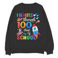 I Blasted Through 100 Days Of School 100th Day Teacher Kids Unisex Sweatshirt, trending gift I Blasted Through 100 Days Of School 100th Day Teacher Kids Unisex Sweatshirt, trending gift