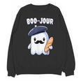 Boo Jour Ghost French Teacher Vintage Teacherlife Groovy Unisex Sweatshirt, Groovy Teacher Gifts, trending gift