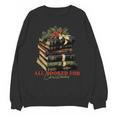 All Booked For Christmas Christmas Book Tree For Teacher For Men Women Kids Unisex Sweatshirt, trending gift All Booked For Christmas Christmas Book Tree For Teacher For Men Women Kids Unisex Sweatshirt, trending gift