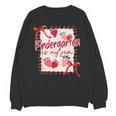 Bow Strawberry Kindergarten Is My Jam Teacher Kinder Team Unisex Sweatshirt, trending gift Bow Strawberry Kindergarten Is My Jam Teacher Kinder Team Unisex Sweatshirt, trending gift