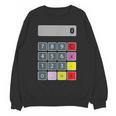 Calculator Math Teacher Halloween Costumes Women Men Adults Unisex Sweatshirt, trending gift