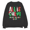 All Calm Said No Teacher Teacher Christmas Lights Unisex Sweatshirt, trending gift All Calm Said No Teacher Teacher Christmas Lights Unisex Sweatshirt, trending gift