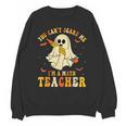 You Can't Scare Me I'm A Math Teacher Halloween Ghost Groovy Unisex Sweatshirt, Groovy Teacher Gifts, trending gift You Can't Scare Me I'm A Math Teacher Halloween Ghost Groovy Unisex Sweatshirt, Groovy Teacher Gifts, trending gift