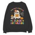 You Can't Scare Me I Teach 1st Grade Teacher Halloween Ghost Unisex Sweatshirt, trending gift You Can't Scare Me I Teach 1st Grade Teacher Halloween Ghost Unisex Sweatshirt, trending gift