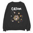 Catom Science Teacher Chemistry Lover Physics School Cat Unisex Sweatshirt, Science Teacher Gifts, trending gift