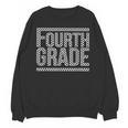 Checkered Fourth Grade Teacher Team Crew Back To School Unisex Sweatshirt, trending gift Checkered Fourth Grade Teacher Team Crew Back To School Unisex Sweatshirt, trending gift