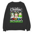 Chillin With My Pre-K Snowmies Christmas Teacher Xmas Unisex Sweatshirt, trending gift
