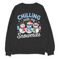 Chillin With My Snowmie Women Christmas Snowman Teacher Snow Unisex Sweatshirt, trending gift Chillin With My Snowmie Women Christmas Snowman Teacher Snow Unisex Sweatshirt, trending gift