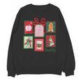 Christmas Teacher Stamps Unisex Sweatshirt, trending gift