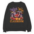 Way To Classroom Halloween Witch Three Cute Sloths Teacher Unisex Sweatshirt, trending gift