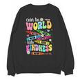 Color The World With Kindness Teacher Back To School Unisex Sweatshirt, trending gift