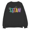 Colorful Steam Letters For Steam Program Teacher And Student Unisex Sweatshirt, trending gift Colorful Steam Letters For Steam Program Teacher And Student Unisex Sweatshirt, trending gift