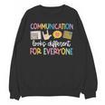 Communication Looks Different Tee Shirt Kids -Adults Teacher Animal Print Small Short Sleeve Classic Fit Crew Neck Polyester 100 Unisex Sweatshirt, trending gift Communication Looks Different Tee Shirt Kids -Adults Teacher Animal Print Small Short Sleeve Classic Fit Crew Neck Polyester 100 Unisex Sweatshirt, trending gift