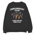 Complementary Colors Art Teacher Pun Shirt Unisex Sweatshirt, trending gift