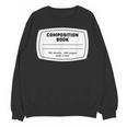 Composition Notebook Halloween Costume Teacher Student Unisex Sweatshirt, trending gift Composition Notebook Halloween Costume Teacher Student Unisex Sweatshirt, trending gift