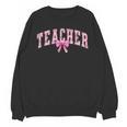 Coquette Bow Back To School First Day Teacher Unisex Sweatshirt, trending gift Coquette Bow Back To School First Day Teacher Unisex Sweatshirt, trending gift