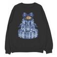 Coquette Bow Book Tree Merry Christmas Xmas Teacher Holiday Unisex Sweatshirt, trending gift