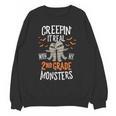 Creepin It Real With My 2nd Grade Monsters Halloween Teacher For Men Women Kids Unisex Sweatshirt, 2nd Grade Teacher Gifts, trending gift Creepin It Real With My 2nd Grade Monsters Halloween Teacher For Men Women Kids Unisex Sweatshirt, 2nd Grade Teacher Gifts, trending gift