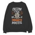 Creepin It Real Kindergarten Monsters Halloween Teacher Unisex Sweatshirt, trending gift