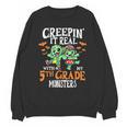 Creepin It Real Monster School 5th Grade Teacher Halloween Unisex Sweatshirt, trending gift Creepin It Real Monster School 5th Grade Teacher Halloween Unisex Sweatshirt, trending gift