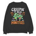 Creepin It Real Monster School Teacher Principal Halloween Unisex Sweatshirt, trending gift Creepin It Real Monster School Teacher Principal Halloween Unisex Sweatshirt, trending gift