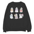 Cute Boo Ghost Reading Books Halloween Librarian Teacher Kid Unisex Sweatshirt, trending gift Cute Boo Ghost Reading Books Halloween Librarian Teacher Kid Unisex Sweatshirt, trending gift