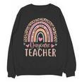 Cute Daycare Teacher Rainbow Leopard Print Childcare Worker Unisex Sweatshirt, trending gift Cute Daycare Teacher Rainbow Leopard Print Childcare Worker Unisex Sweatshirt, trending gift