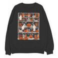 Cute Ghost Book Reading Books Lover Spooky Teacher Halloween Unisex Sweatshirt, trending gift