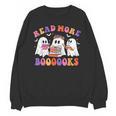 Cute Ghost Read More Books Lover Teacher Halloween Costume Unisex Sweatshirt, trending gift