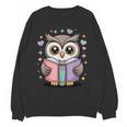 Cute Reading Owl Book Lover Teacher Librarian Bookworm Unisex Sweatshirt, trending gift Cute Reading Owl Book Lover Teacher Librarian Bookworm Unisex Sweatshirt, trending gift