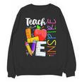 Cute Teach Love And Inspire Men Women Teacher Unisex Sweatshirt, trending gift
