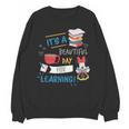 Disney Minnie Mouse Beautiful Day For Learning Teacher's Day Unisex Sweatshirt, trending gift Disney Minnie Mouse Beautiful Day For Learning Teacher's Day Unisex Sweatshirt, trending gift